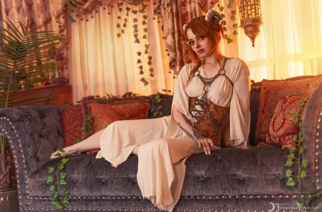 Forbidden Realm Afterglow body-chain horns mythological-creature succubus redhead gen-the-hobbit genevieve genthehobbit exotic supernatural 3