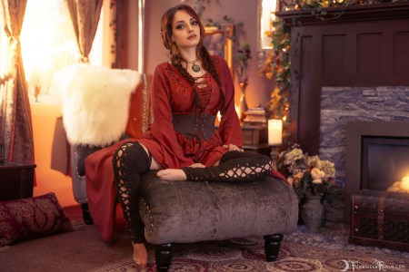 Forbidden Realm Beguile elf-ears maiden redhead gen-the-hobbit genevieve genthehobbit boho cozy renaissance 4
