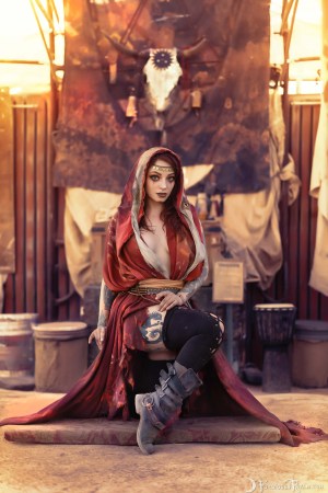 Forbidden Realm Church Of Rust redhead outdoor gen-the-hobbit genevieve genthehobbit dystopian fallout macabre occult post-apocalyptic 1