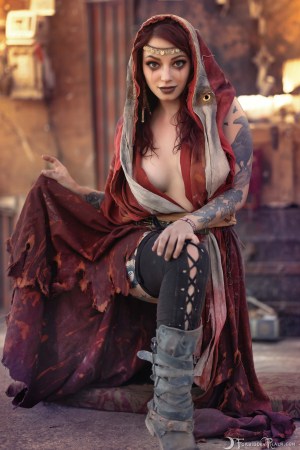 Forbidden Realm Church Of Rust redhead outdoor gen-the-hobbit genevieve genthehobbit dystopian fallout macabre occult post-apocalyptic 4