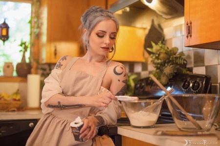 Forbidden Realm Elevenses food knee-socks sweet silver-hair gen-the-hobbit genevieve genthehobbit lotr tolkien 2