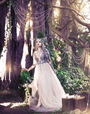 Forbidden Realm Forest Of Dreams mythological-creature dreamy whimsical silver-hair forest nature outdoor gen-the-hobbit genevieve genthehobbit fantasy 1