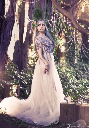 Forbidden Realm Forest Of Dreams mythological-creature dreamy whimsical silver-hair forest nature outdoor gen-the-hobbit genevieve genthehobbit fantasy 2