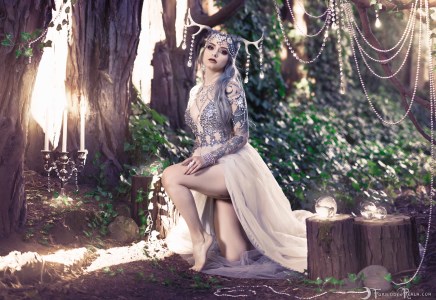 Forbidden Realm Forest Of Dreams mythological-creature dreamy whimsical silver-hair forest nature outdoor gen-the-hobbit genevieve genthehobbit fantasy 3
