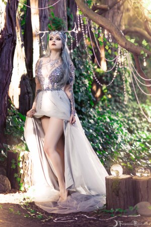 Forbidden Realm Forest Of Dreams mythological-creature dreamy whimsical silver-hair forest nature outdoor gen-the-hobbit genevieve genthehobbit fantasy 5