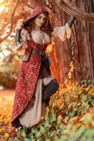 Forbidden Realm Into The Woods boots autumn fall redhead outdoor gen-the-hobbit genevieve genthehobbit fairy-tale fantasy 2