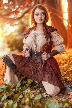 Forbidden Realm Into The Woods boots autumn fall redhead outdoor gen-the-hobbit genevieve genthehobbit fairy-tale fantasy 3