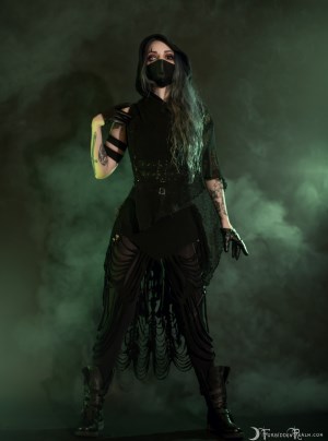 Forbidden Realm Kill Switch assassin thief edgy silver-hair gen-the-hobbit genevieve genthehobbit cybergoth cyberpunk 1