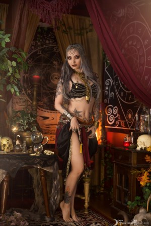 Forbidden Realm Madame Genevieve body-chain dreamy gen-the-hobbit genevieve genthehobbit exotic macabre occult supernatural 2