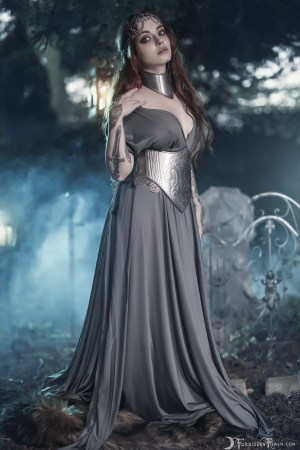 Forbidden Realm Mistyhaven smoke maiden redhead outdoor gen-the-hobbit genevieve genthehobbit fantasy macabre 5
