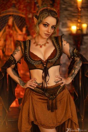 Forbidden Realm Moresca boots elf green-hair gen-the-hobbit genevieve genthehobbit medieval renaissance 2