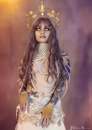 Forbidden Realm Oracle candles jewels lace dreamy purple-hair gen-the-hobbit genevieve genthehobbit ethereal supernatural 3