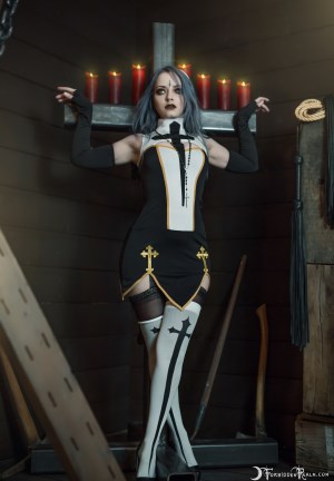 Forbidden Realm Original Sin candles chains nun silver-hair gen-the-hobbit genevieve genthehobbit bondage gothic 3