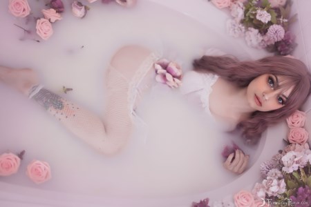 Forbidden Realm Petal water delicate purple-hair bubblebath gen-the-hobbit genevieve genthehobbit feminine 2