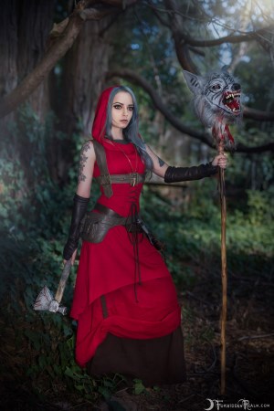 Forbidden Realm Red's Revenge boots assassin warrior silver-hair nature outdoor gen-the-hobbit genevieve genthehobbit cosplay fairy-tale fantasy 1