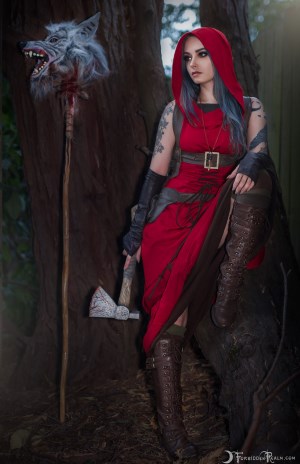 Forbidden Realm Red's Revenge boots assassin warrior silver-hair nature outdoor gen-the-hobbit genevieve genthehobbit cosplay fairy-tale fantasy 3