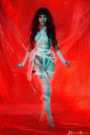 Forbidden Realm Sanitarium bandages edgy black-hair gen-the-hobbit genevieve genthehobbit horror industrial 1