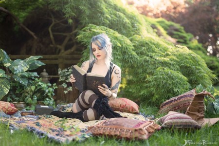 Forbidden Realm Shireling elf hobbit blue-hair nature outdoor gen-the-hobbit genevieve genthehobbit lotr tolkien 1