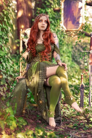 Forbidden Realm The Lady Of Greenwood body-chain redhead forest nature gen-the-hobbit genevieve genthehobbit fairy-tale fantasy 2