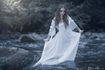 Forbidden Realm Water Maiden water maiden dreamy redhead outdoor gen-the-hobbit genevieve genthehobbit fantasy 2