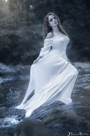 Forbidden Realm Water Maiden water maiden dreamy redhead outdoor gen-the-hobbit genevieve genthehobbit fantasy 3