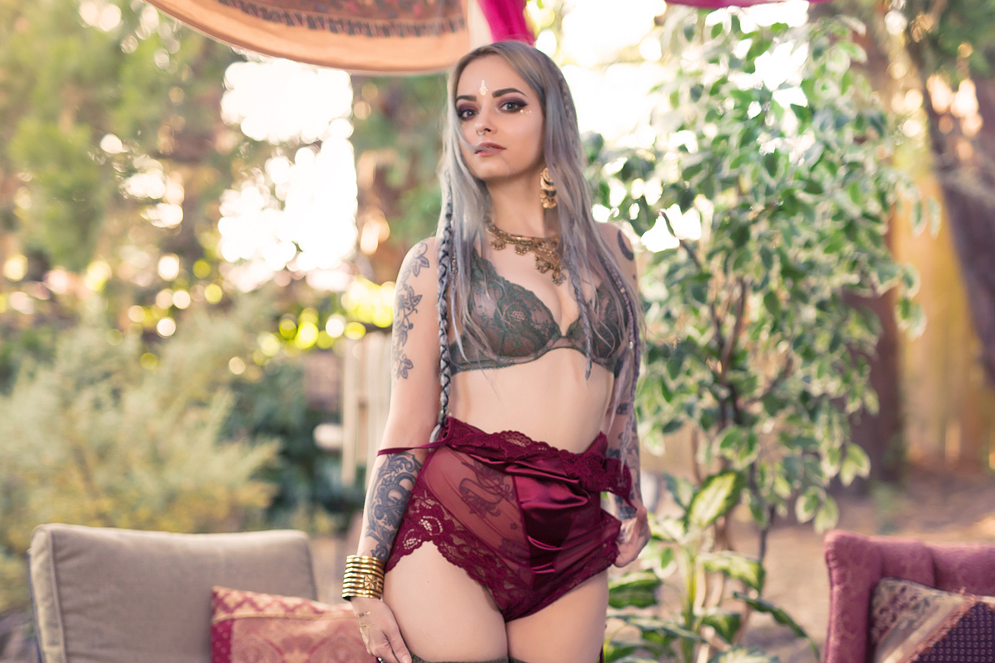 Forbidden Realm Bohemian Summerdreamy sweet outdoor gen-the-hobbit genevieve genthehobbit boho feminine  Slide