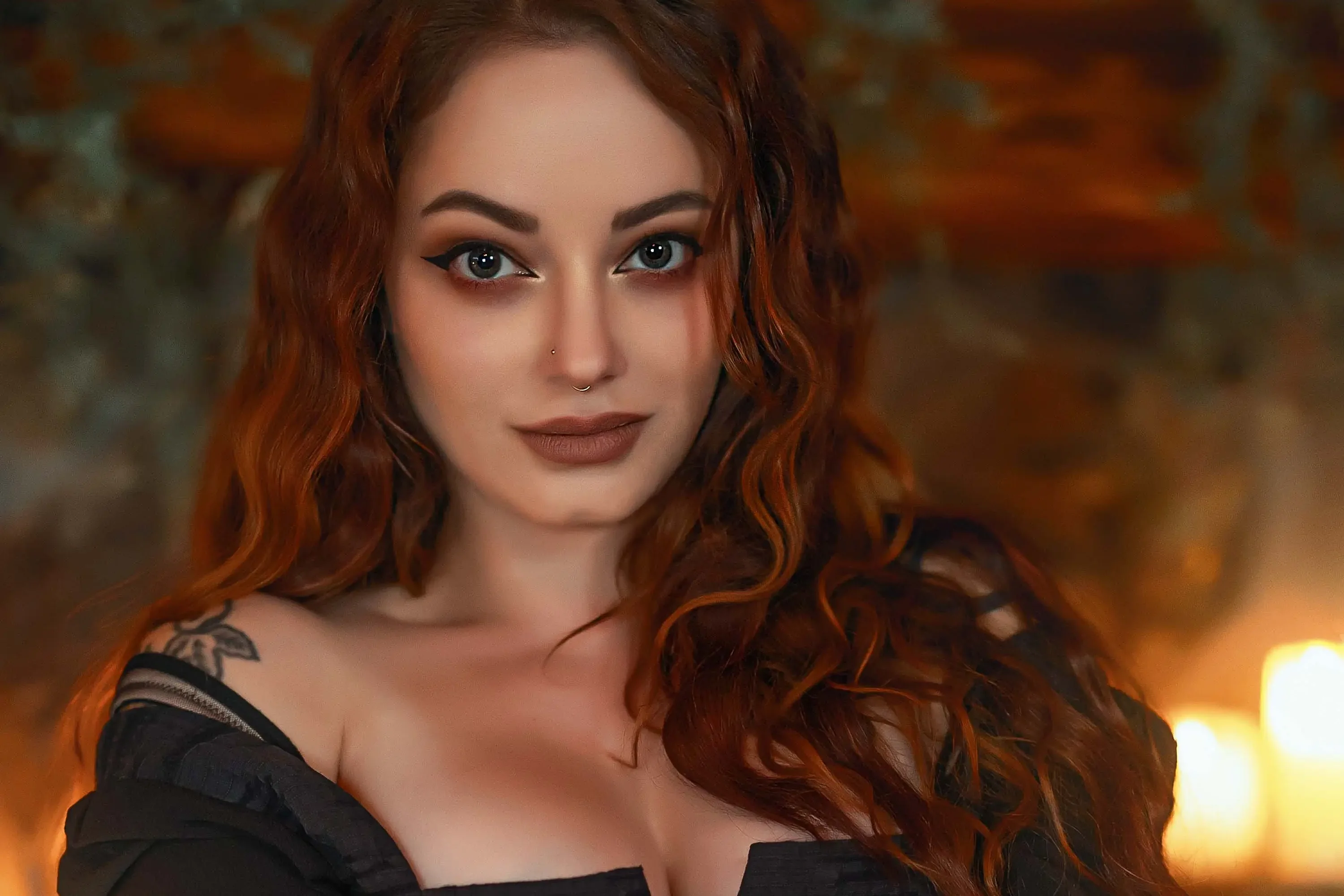 Forbidden Realm Cottage Witchcandles witch holiday redhead halloween gen-the-hobbit genevieve genthehobbit occult  Slide