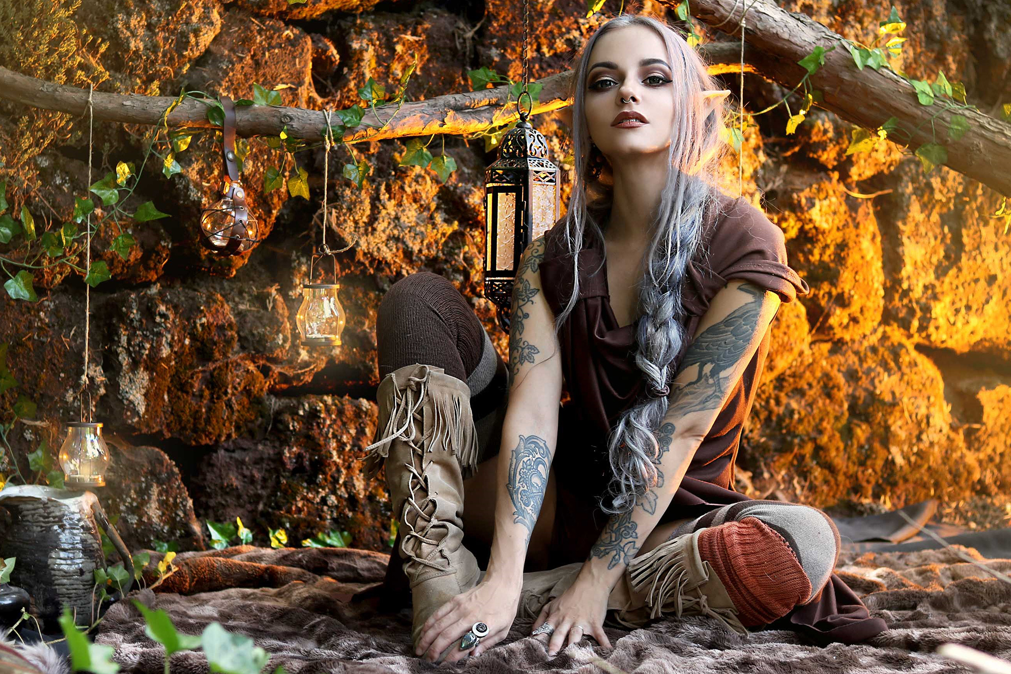 Forbidden Realm Fernelf-ears elf whimsical nature outdoor gen-the-hobbit genevieve genthehobbit elven  Slide