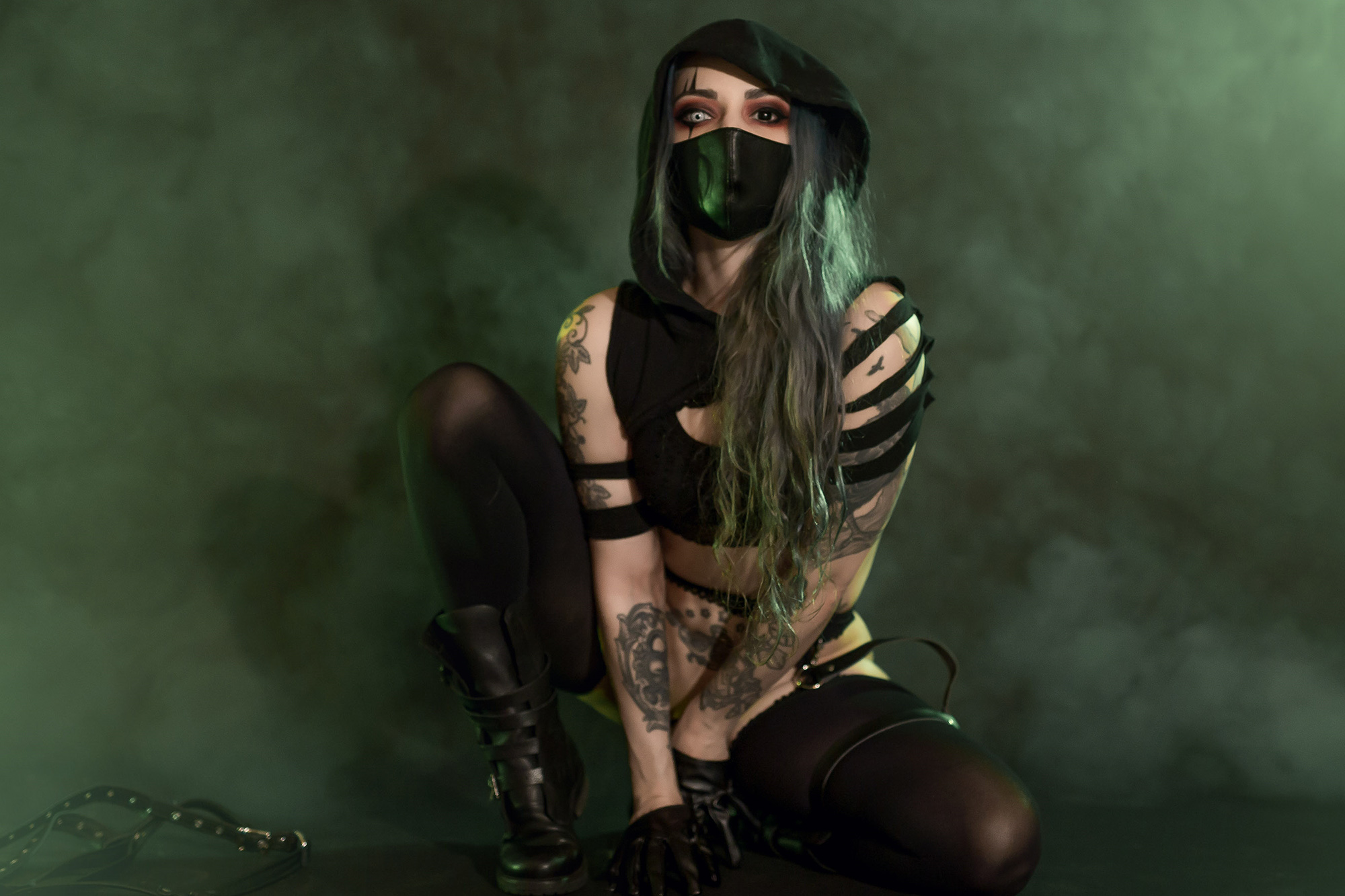 Forbidden Realm Kill Switchassassin thief edgy silver-hair gen-the-hobbit genevieve genthehobbit cybergoth cyberpunk  Slide