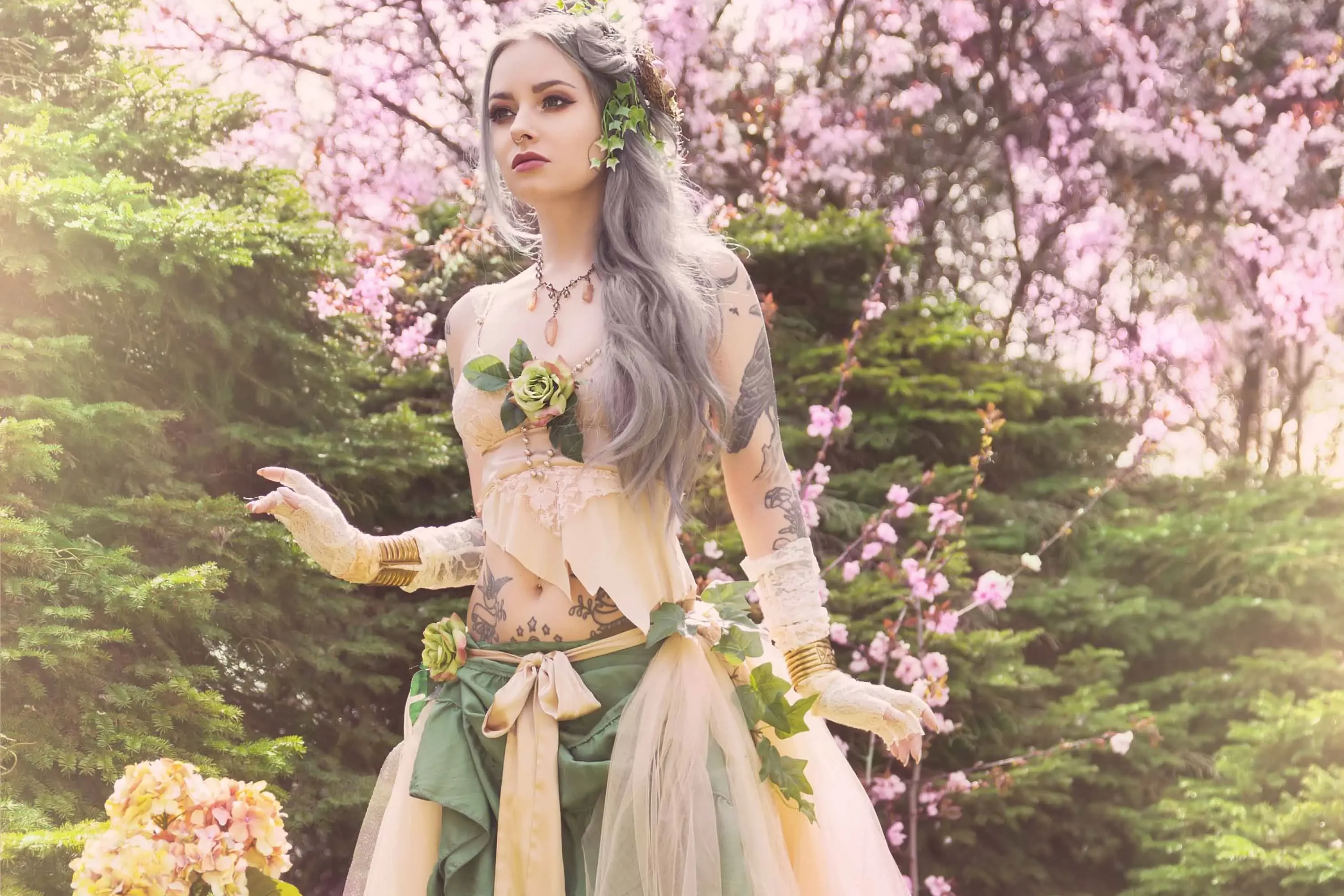 Forbidden Realm Ostaradelicate dreamy whimsical nature outdoor gen-the-hobbit genevieve genthehobbit fantasy renaissance  Slide