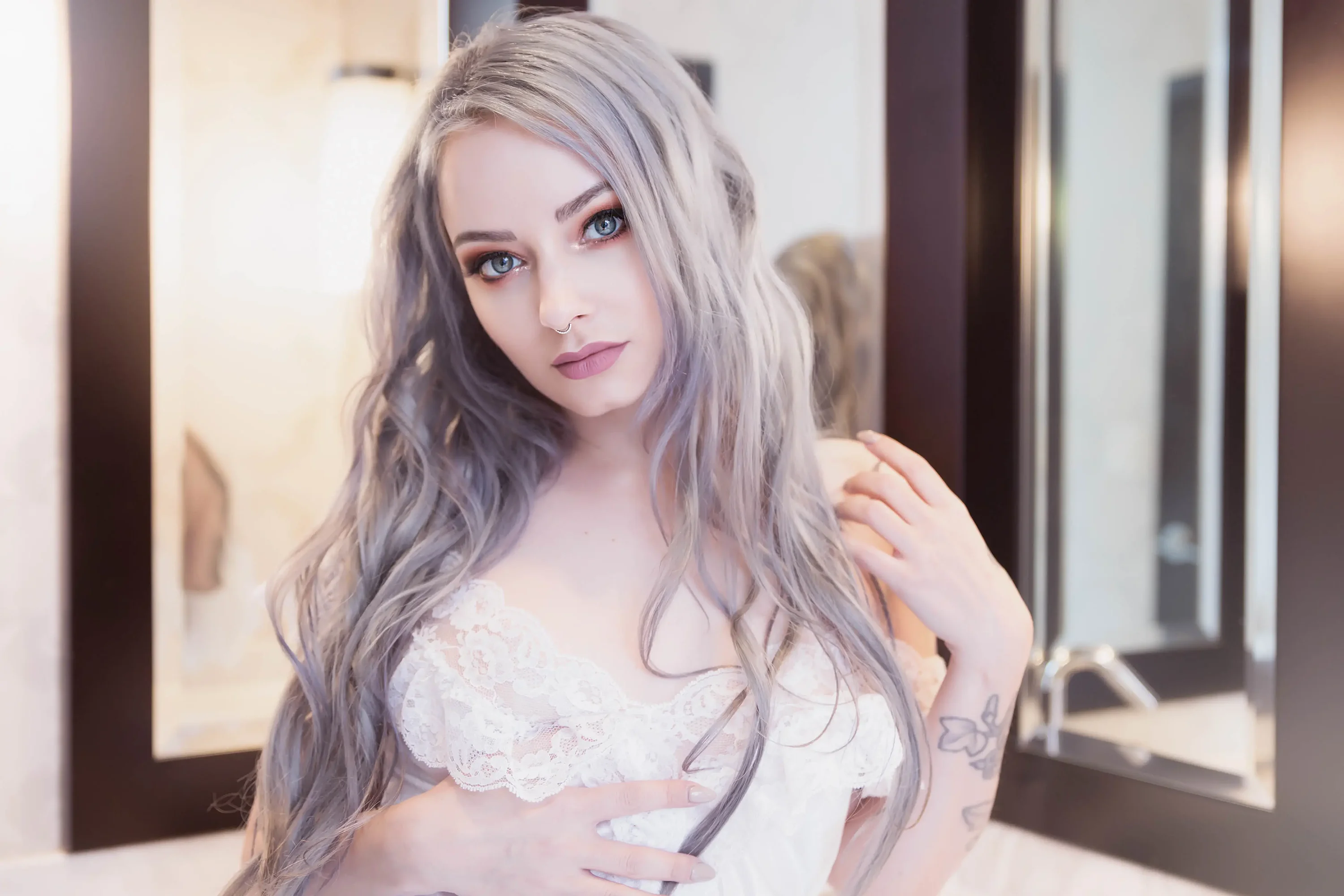 Forbidden Realm Pure Morningwater casual delicate hotel gen-the-hobbit genevieve genthehobbit feminine  Slide