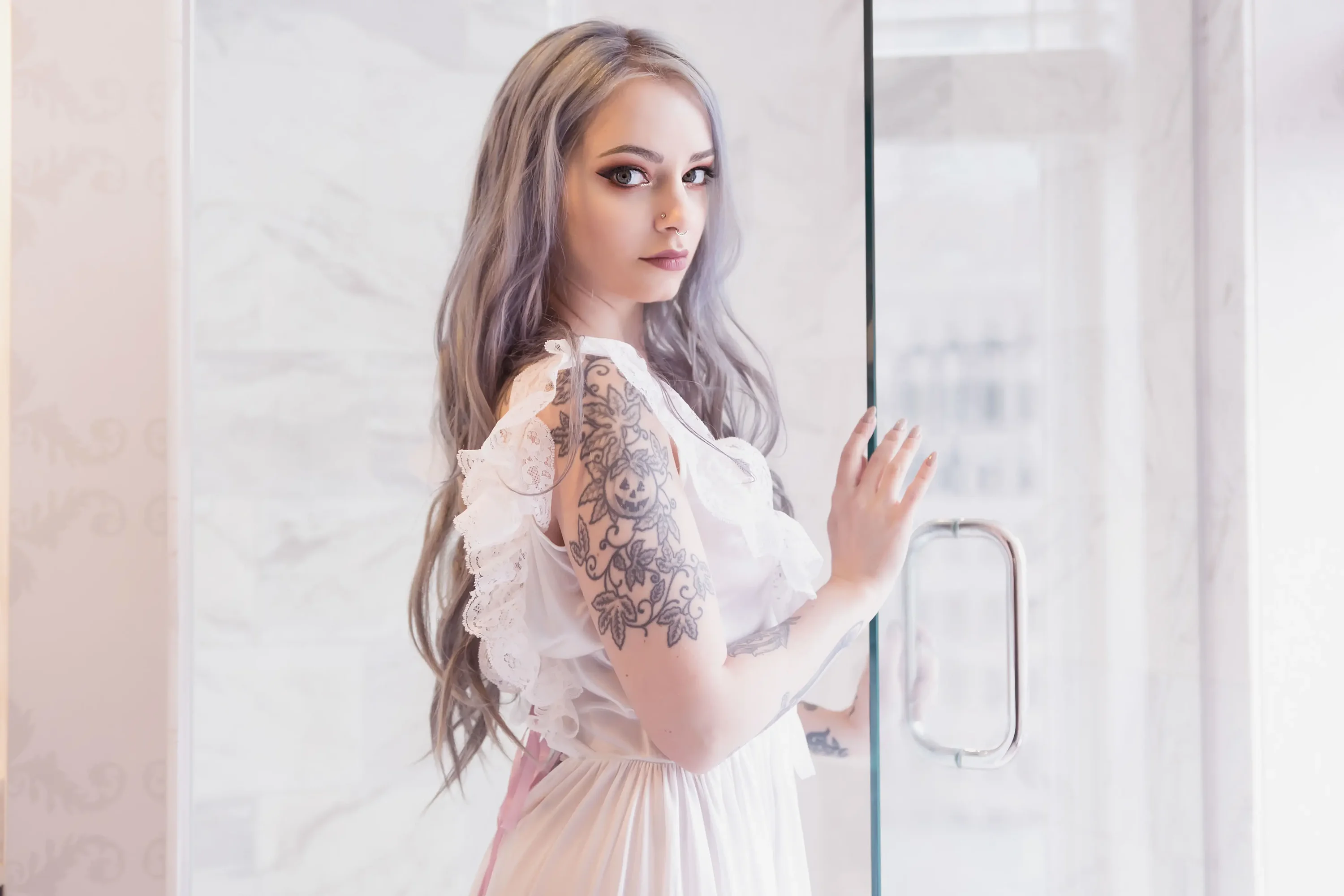 Forbidden Realm Pure Morningwater casual delicate hotel gen-the-hobbit genevieve genthehobbit feminine  Slide