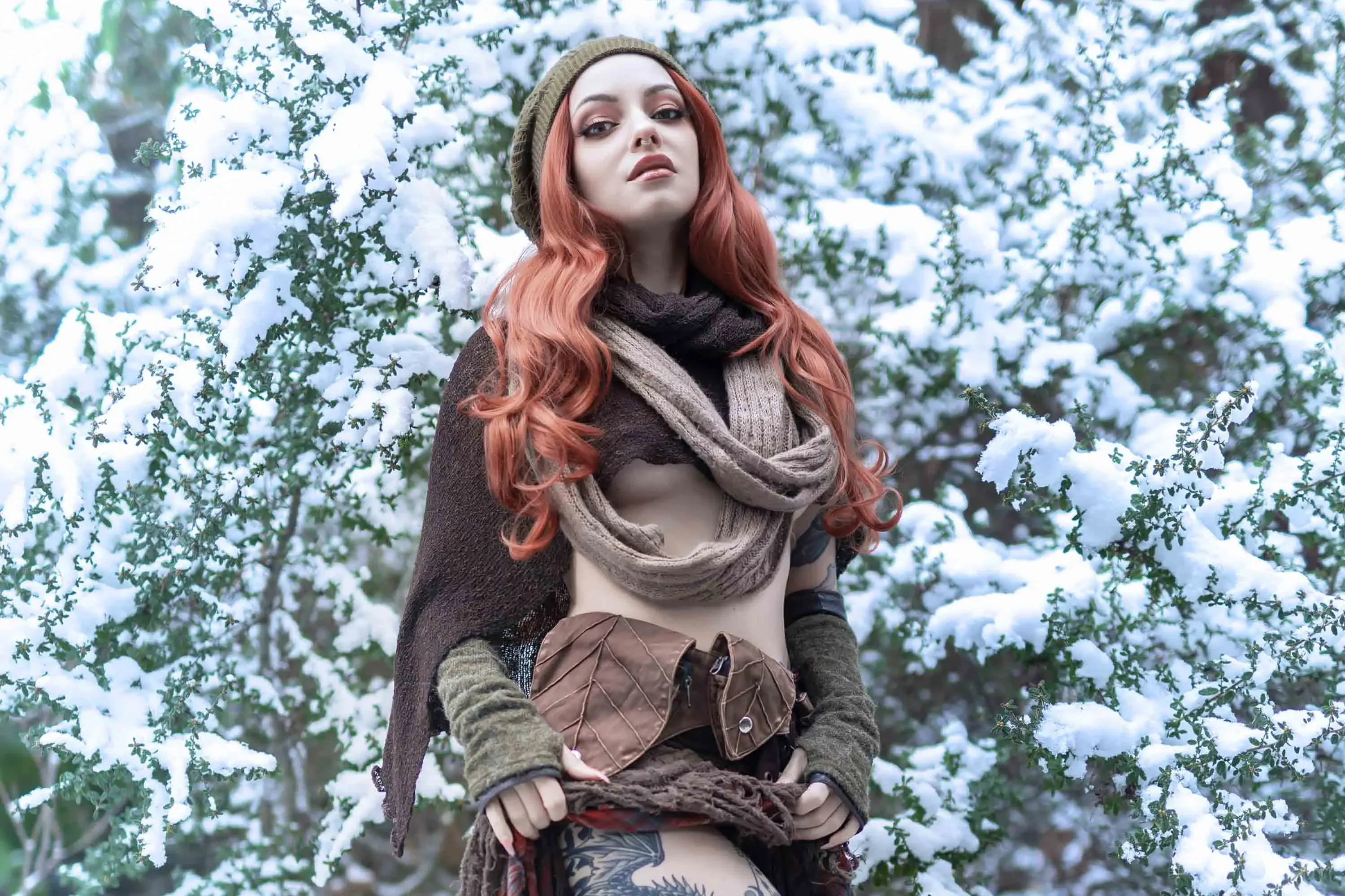 Forbidden Realm Snow Daycasual redhead nature gen-the-hobbit genevieve genthehobbit  Slide
