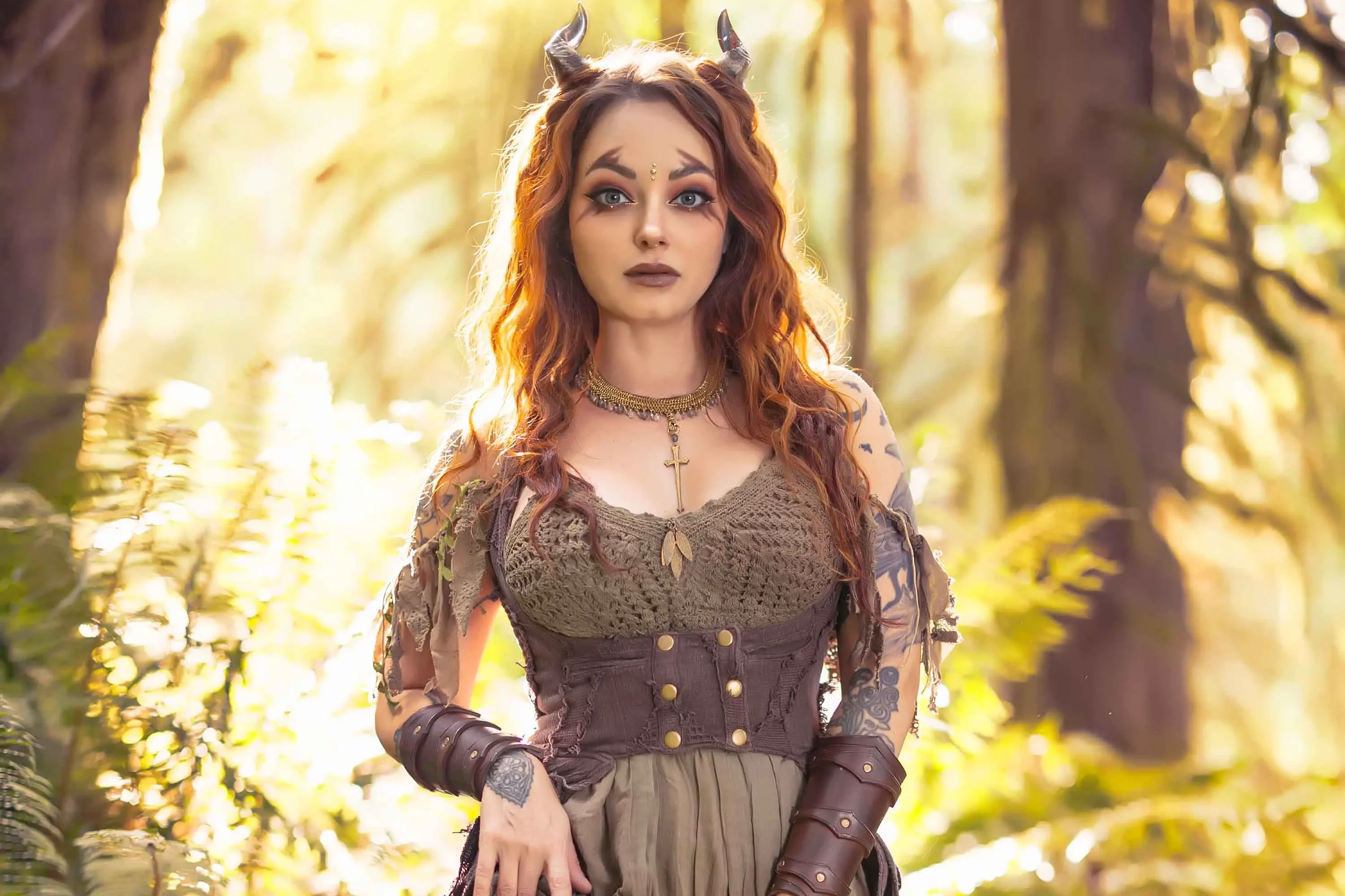 Forbidden Realm The Enchanted Valeboots horns redhead forest nature outdoor gen-the-hobbit genevieve genthehobbit  Slide
