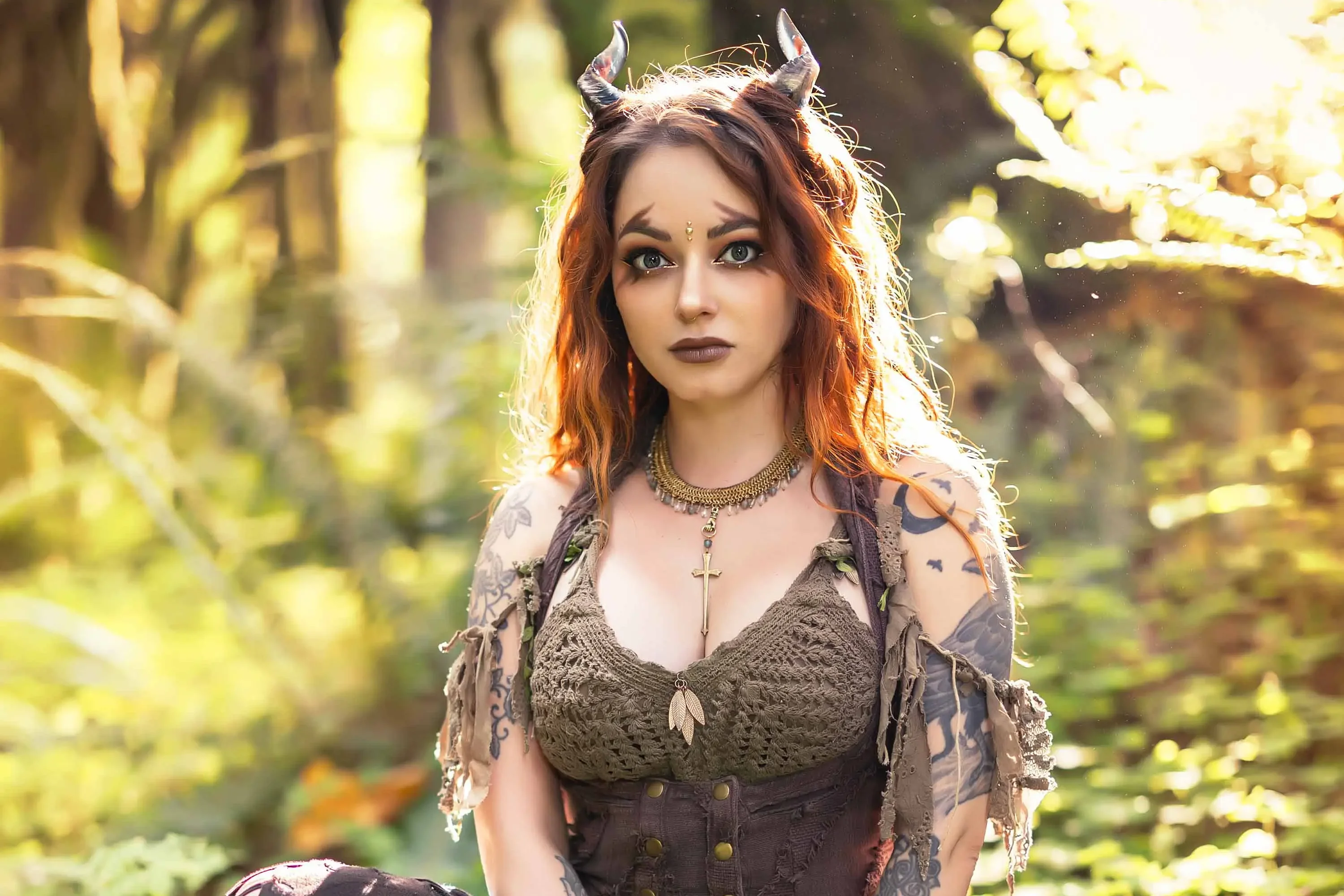 Forbidden Realm The Enchanted Valeboots horns redhead forest nature outdoor gen-the-hobbit genevieve genthehobbit  Slide