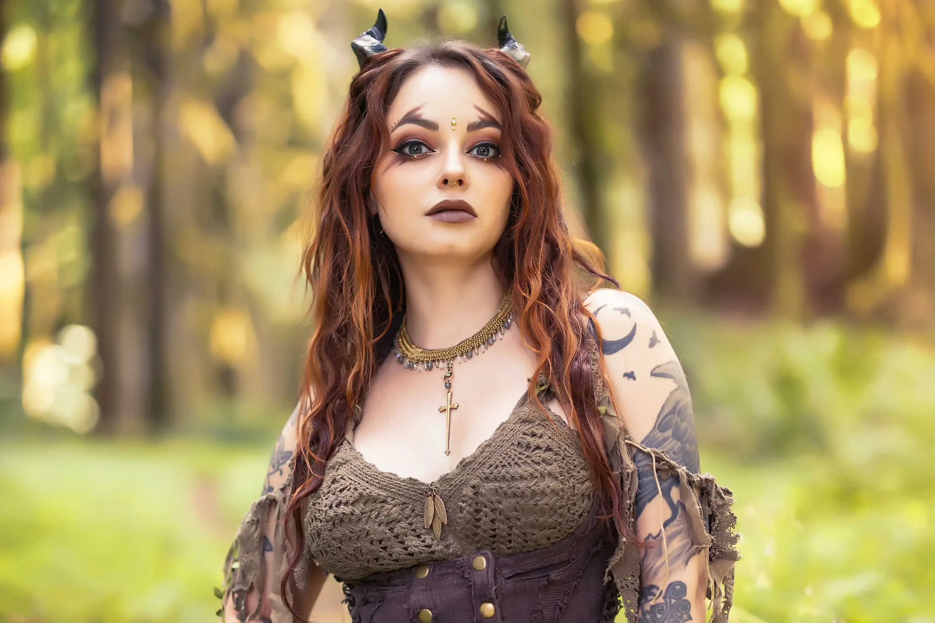 Forbidden Realm The Enchanted Valeboots horns redhead forest nature outdoor gen-the-hobbit genevieve genthehobbit  Slide
