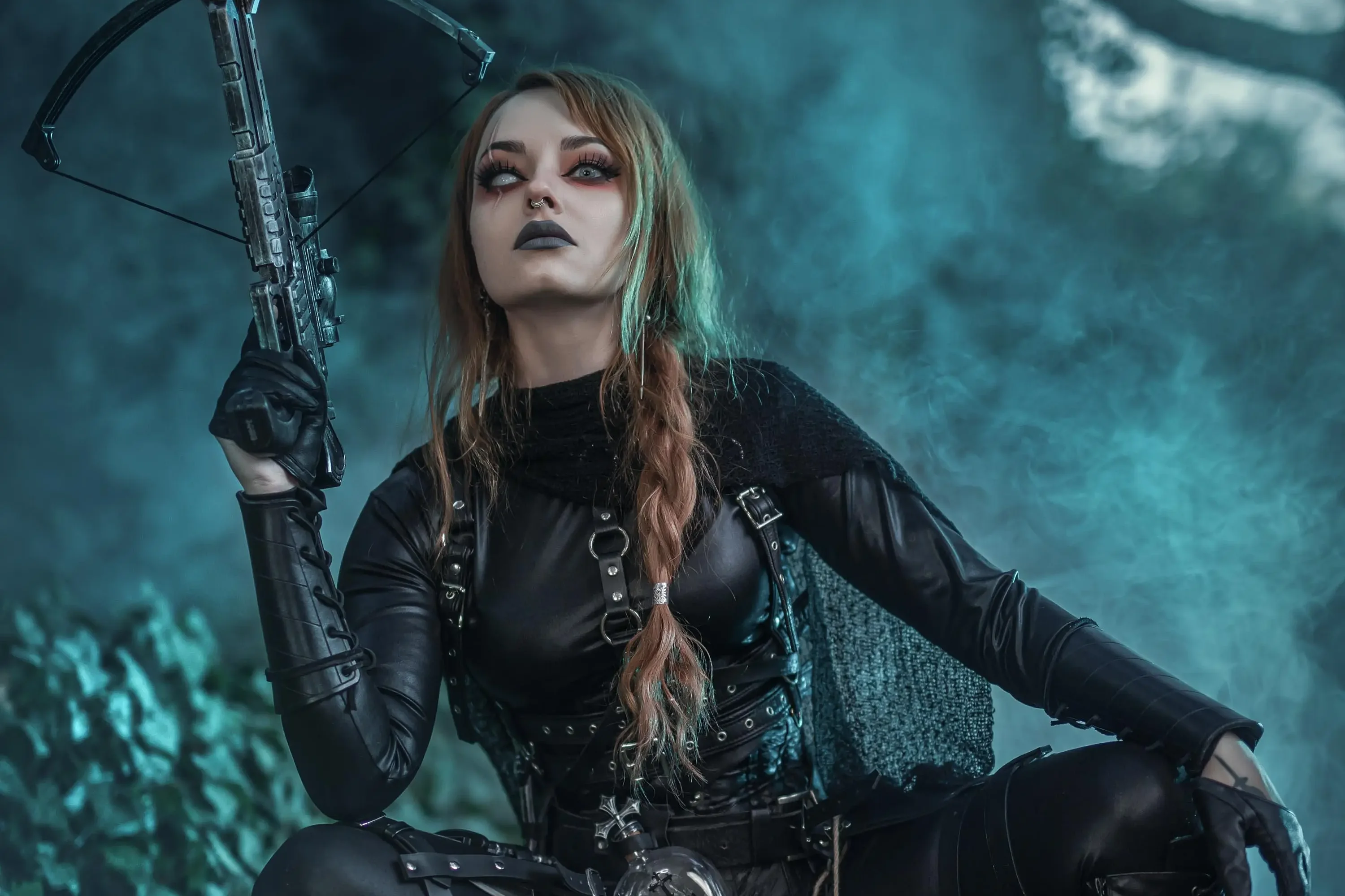 Forbidden Realm Vampire Slayerleather assassin vampire edgy redhead nature outdoor gen-the-hobbit genevieve genthehobbit  Slide