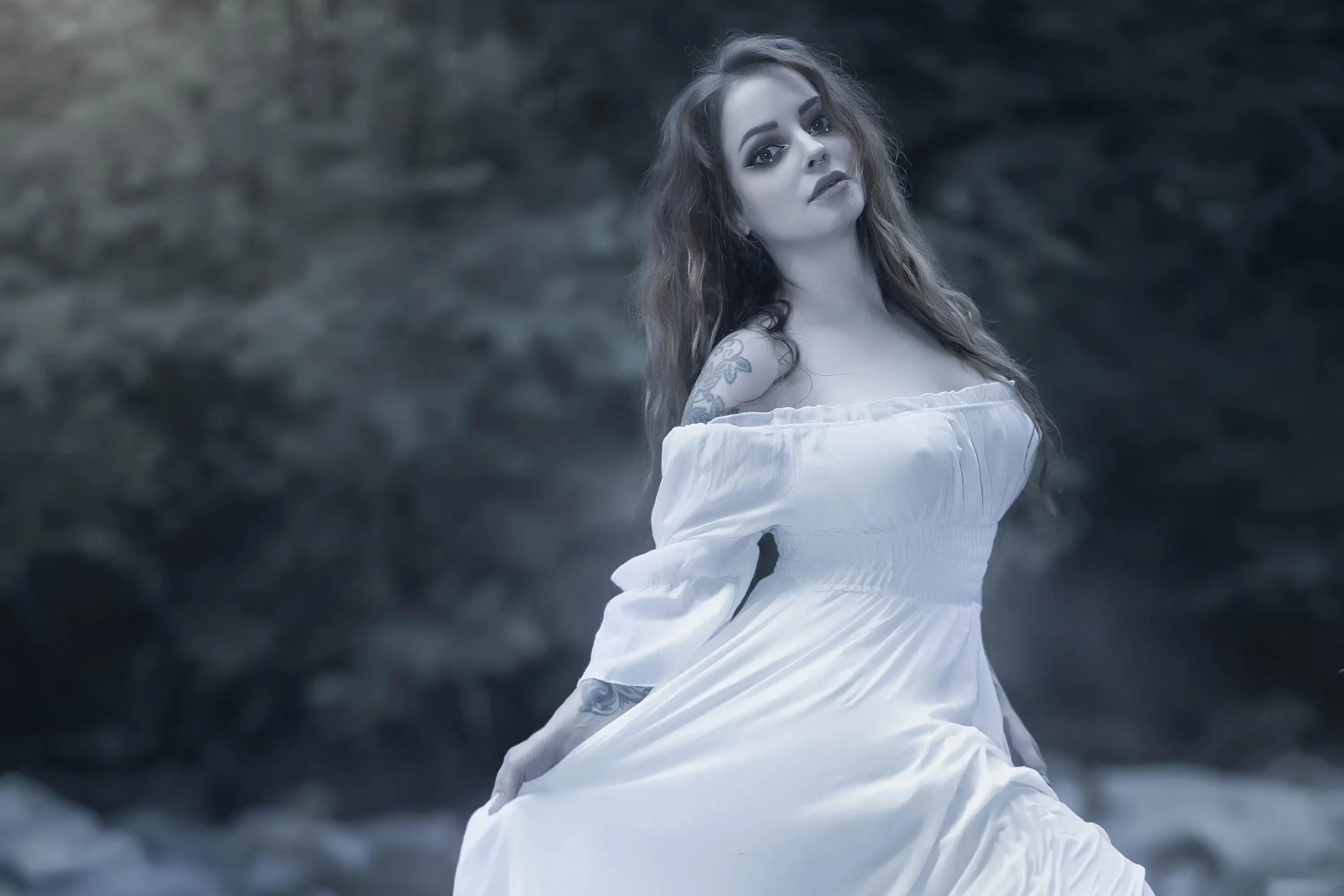 Forbidden Realm Water Maidenwater maiden dreamy redhead outdoor gen-the-hobbit genevieve genthehobbit fantasy  Slide